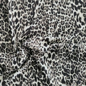 Polyester Fabric – Leopard Print 150cm Wide By The Half Metre image 2