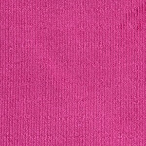 Tissu de coton fuchsia, velours côtelé côtelé 21,40 cm de large, tissu de couture