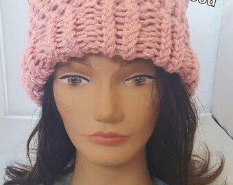 Pink Pussyhat (cat) Hat Chunky Knit Pussy Power Women's March Donation to Planned Parenthood Pussyhat Project