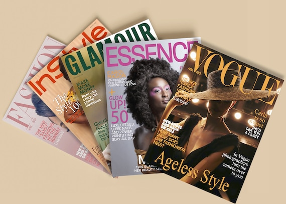 Personalized High Fashion Magazine Covers, Elegant Gift for Her, Custom Glam Photo Art, Vogue-Inspired Decor for Women, Fashion Gift for Her
