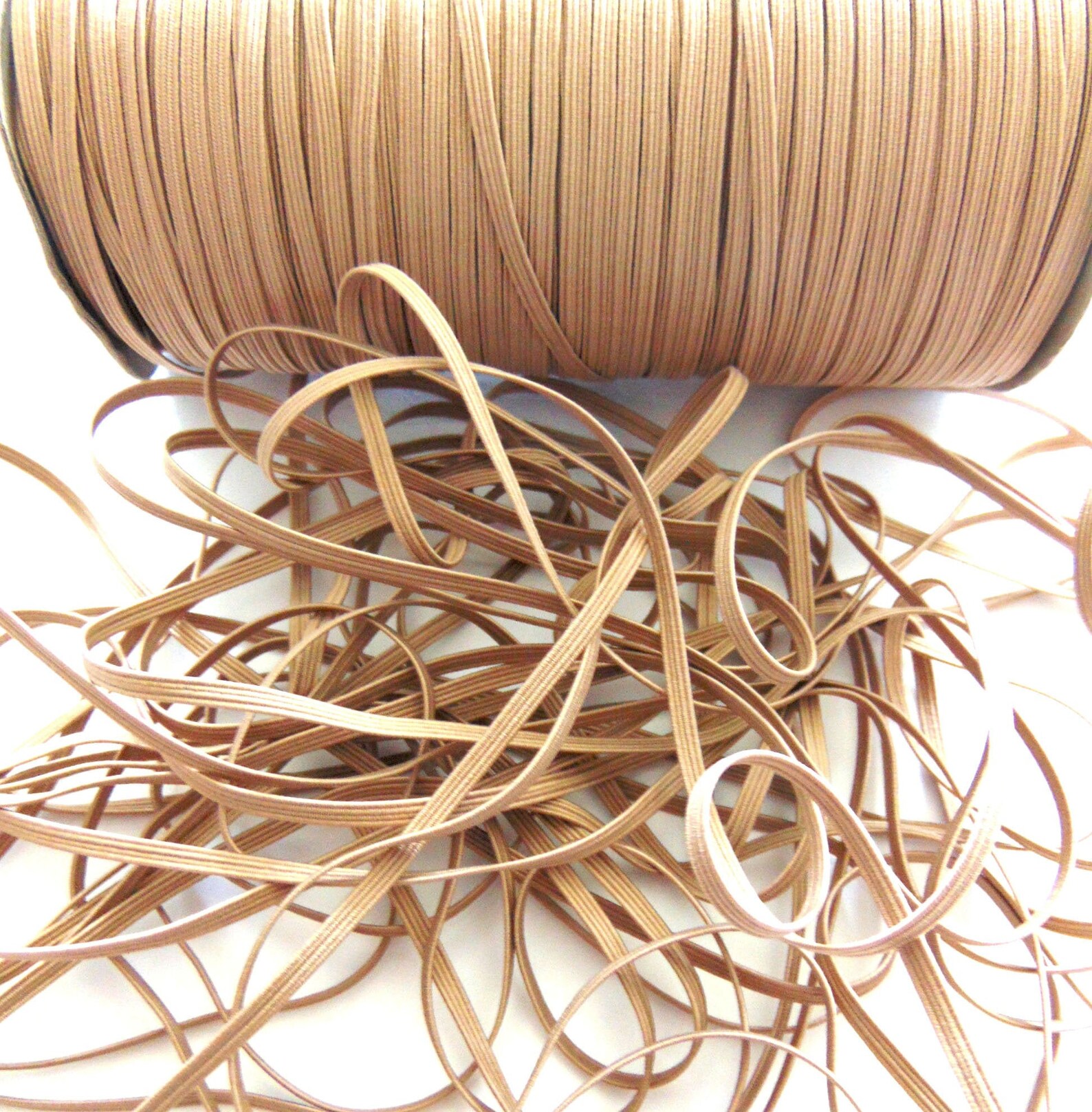 Gold Skinny Elastic 1/8 Braided Elastic Sewing Etsy