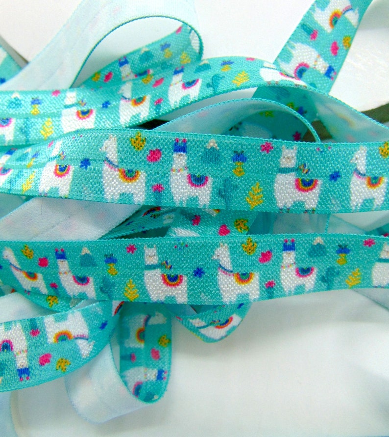 1 yards lime green polka dot print 5/8" fold over elastic FOE 1 yards lime green polka dot print 5/8" fold over elastic FOE
