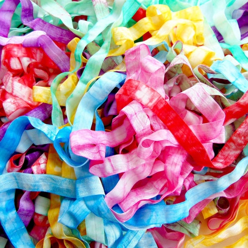 Grab Bag Fold Over Elastic - 10 Yards- FOE - 5/8 Fold Over