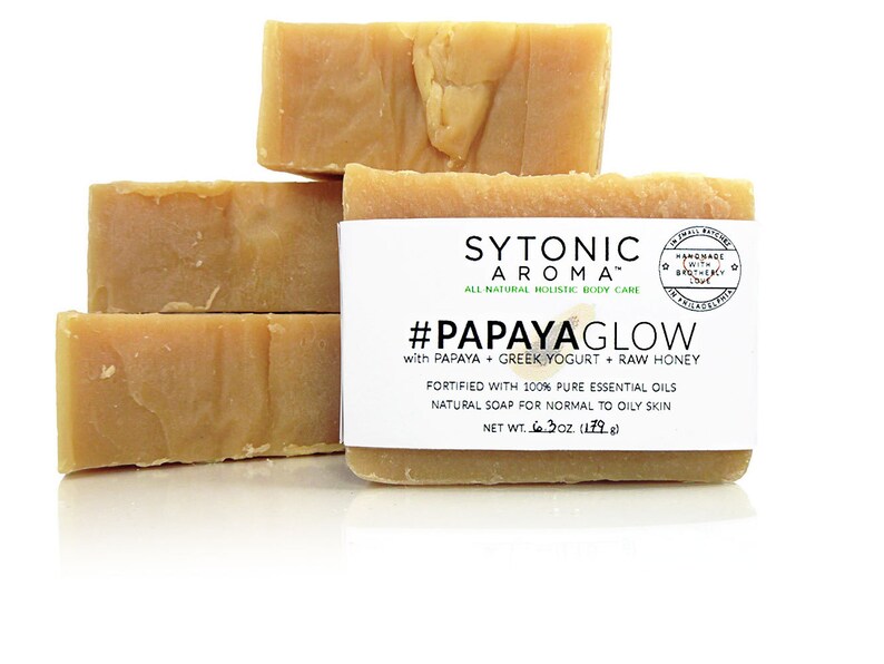 Papaya Glow Soap Papaya Greek Yogurt Raw Honey 6.5 to Etsy