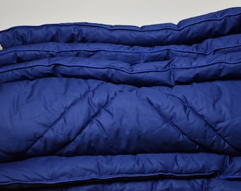 Blooms 100 percent Cotton Coverless Duvet - Blue, King size
