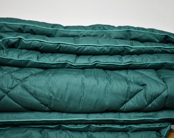 Blooms 100 percent Cotton Coverless Duvet - Green, Double size