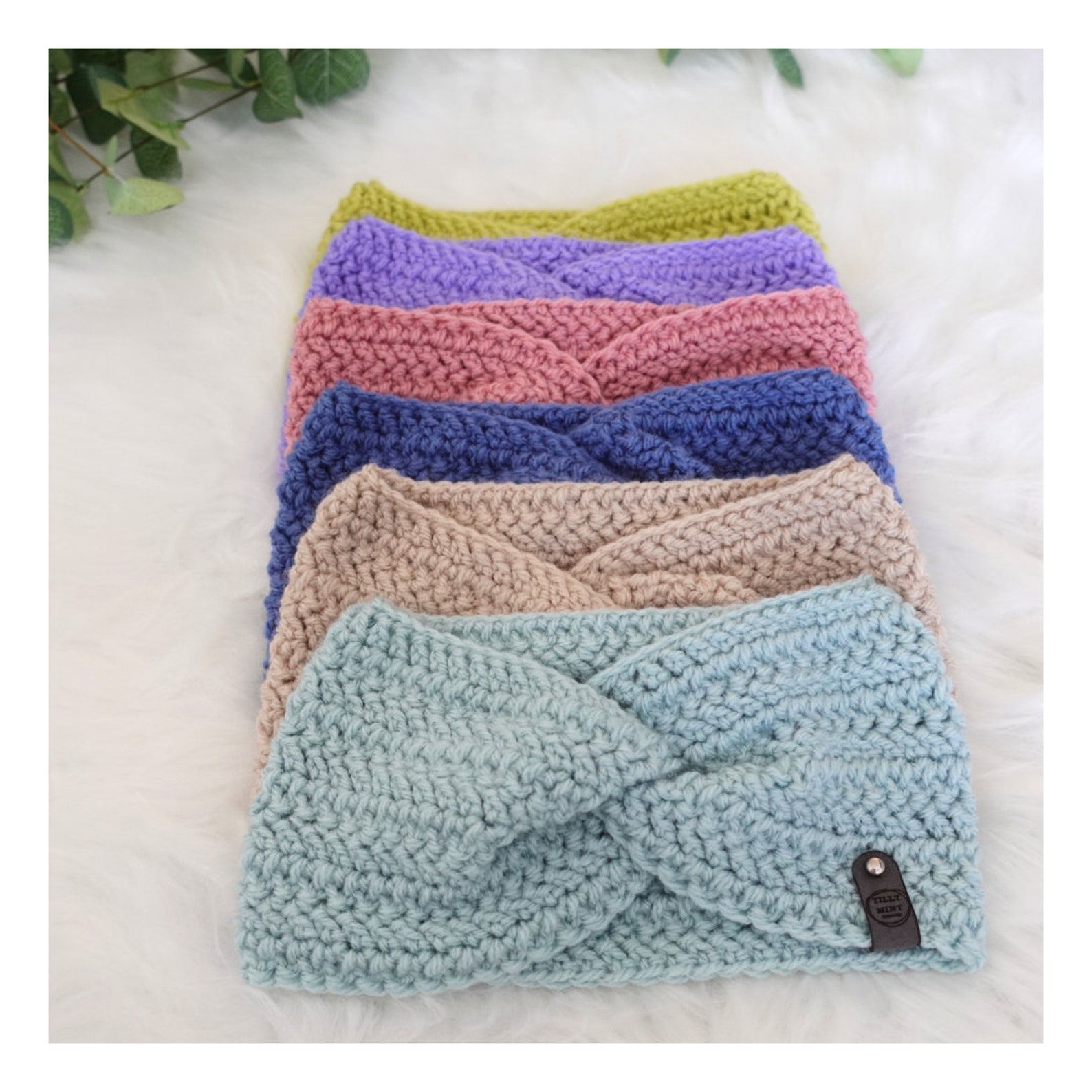 Crochet Head Warmer Pattern, Crocheted Ear Muff PDF Pattern - Etsy