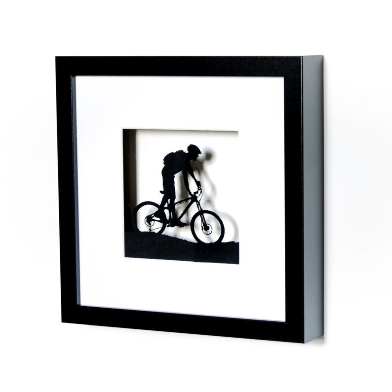 Mountain Bike Art Cycling Picture Cycling Gift for Dad Etsy