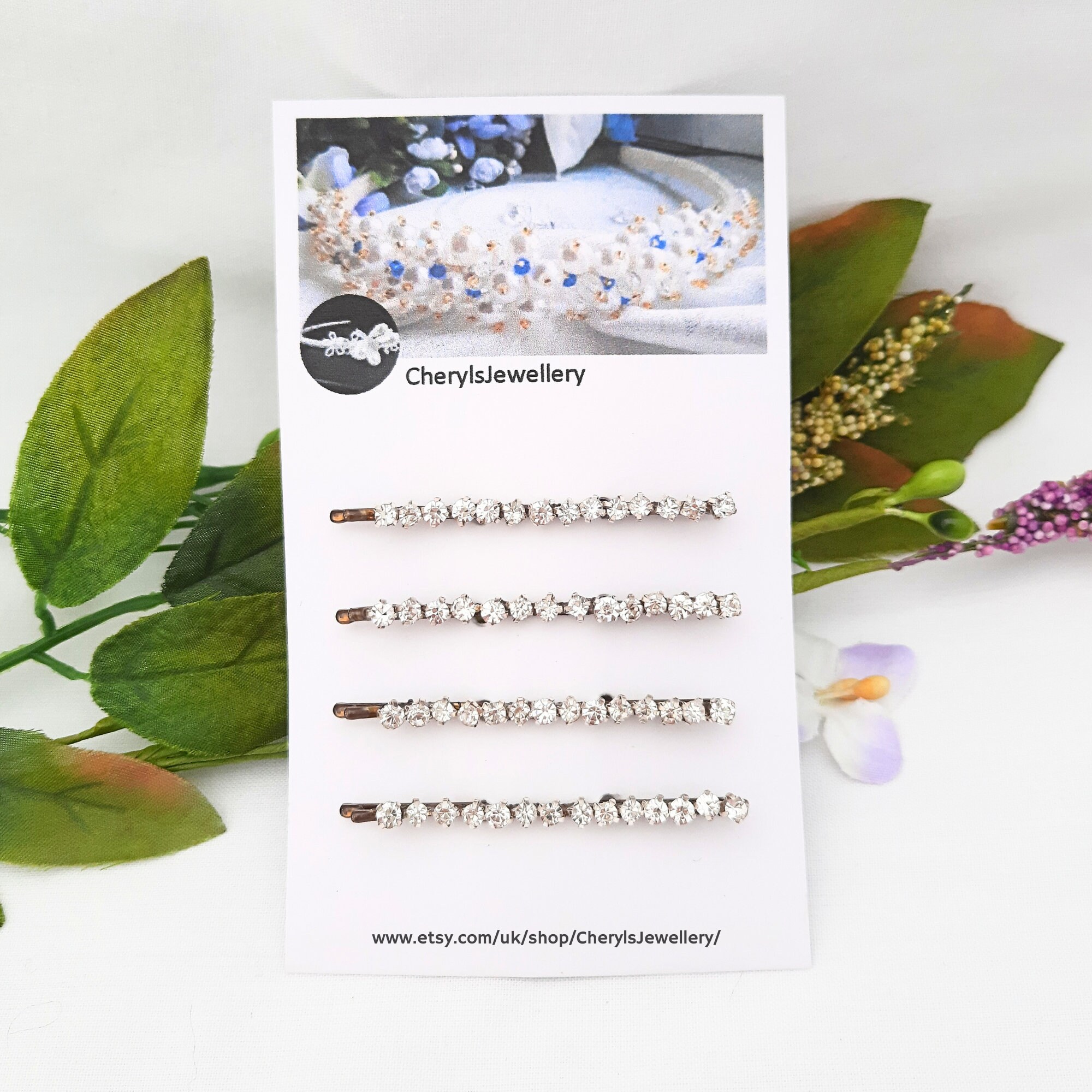 Lot De 6 Pinces à Cheveux Strass – Élégant Bijou De Cheveux – Princess Accessories