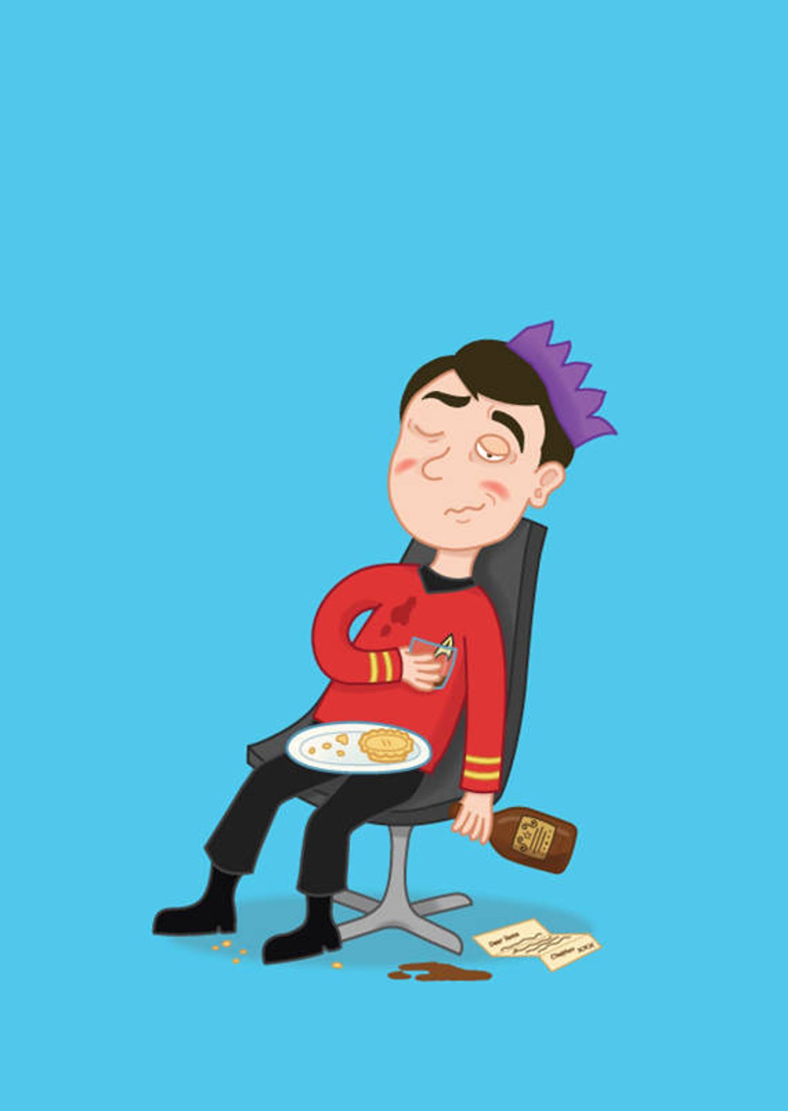 star-trek-christmas-cards-original-series-geeky-sci-fi-etsy