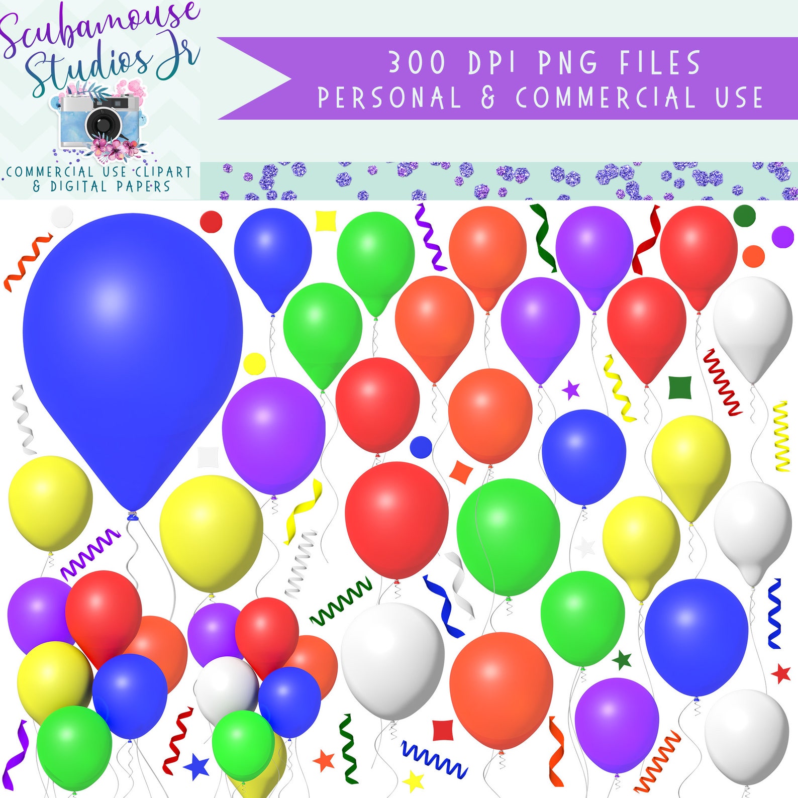 balloon clipart confetti clipart balloons clipart party image 0.