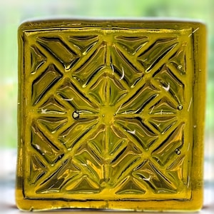 Handmade Recycled Glass Bottle Tile 2