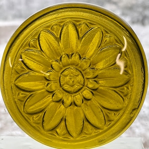 Handmade Rosette Recycled Glass Wine Bottle Suncatcher Medallion Stained Glass Rondel