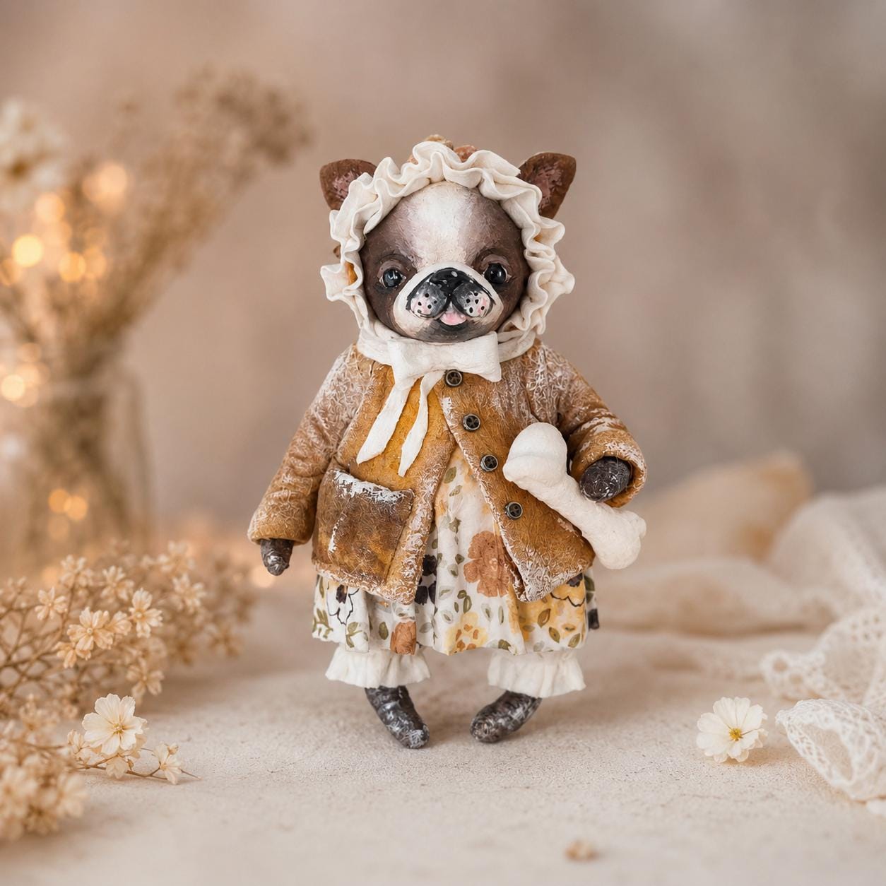 Antique bulldog toy - Etsy 日本