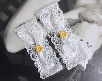Teal/Blue Holo Garters (set of 2)