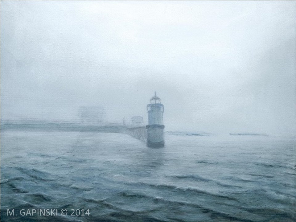 Foggy Harbor -Original