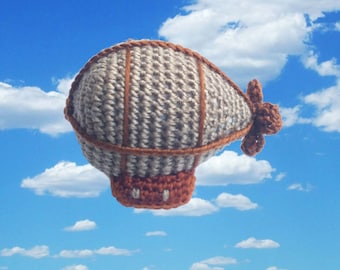 Dirigible Steampunk / Zeppelin / Nave aeroestática/ Nave victoriana / 12 centimetros/