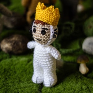 Where the Wild Things Are Doll, Max Plush Toy, Maurice Sendak Inspired, Storytime Companion, Children&#39;s Book Character, Handmade Amigurumi