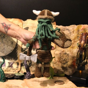 Viking Amigurumi Doll Cthulhu Norse Mythology Warrior Followers of Odín