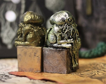 Estatua de Cthulhu, Idolo lovecraft, figuritas de rol, La llamada de Cthulhu ,Escultura tentaculos, Idolo lovecraftiano,, modelaje 3d