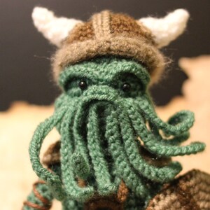 Viking Amigurumi Doll Cthulhu Norse Mythology Warrior Followers of Odín