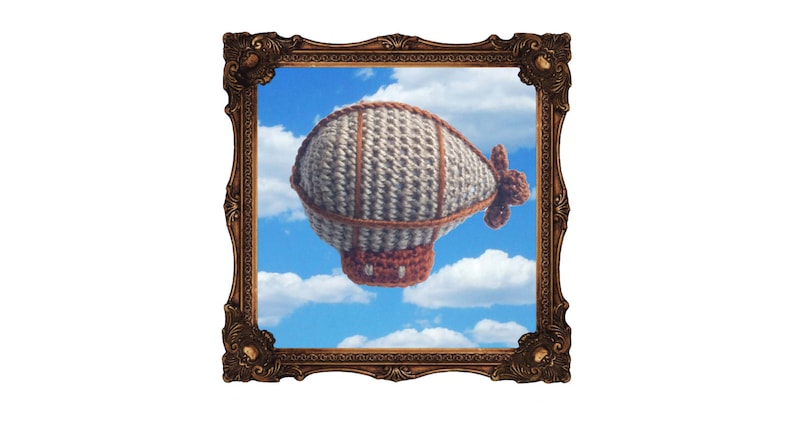 Dirigible Steampunk / Zeppelin / Nave aeroestática/ Nave victoriana / 12 centimetros/ imagen 3