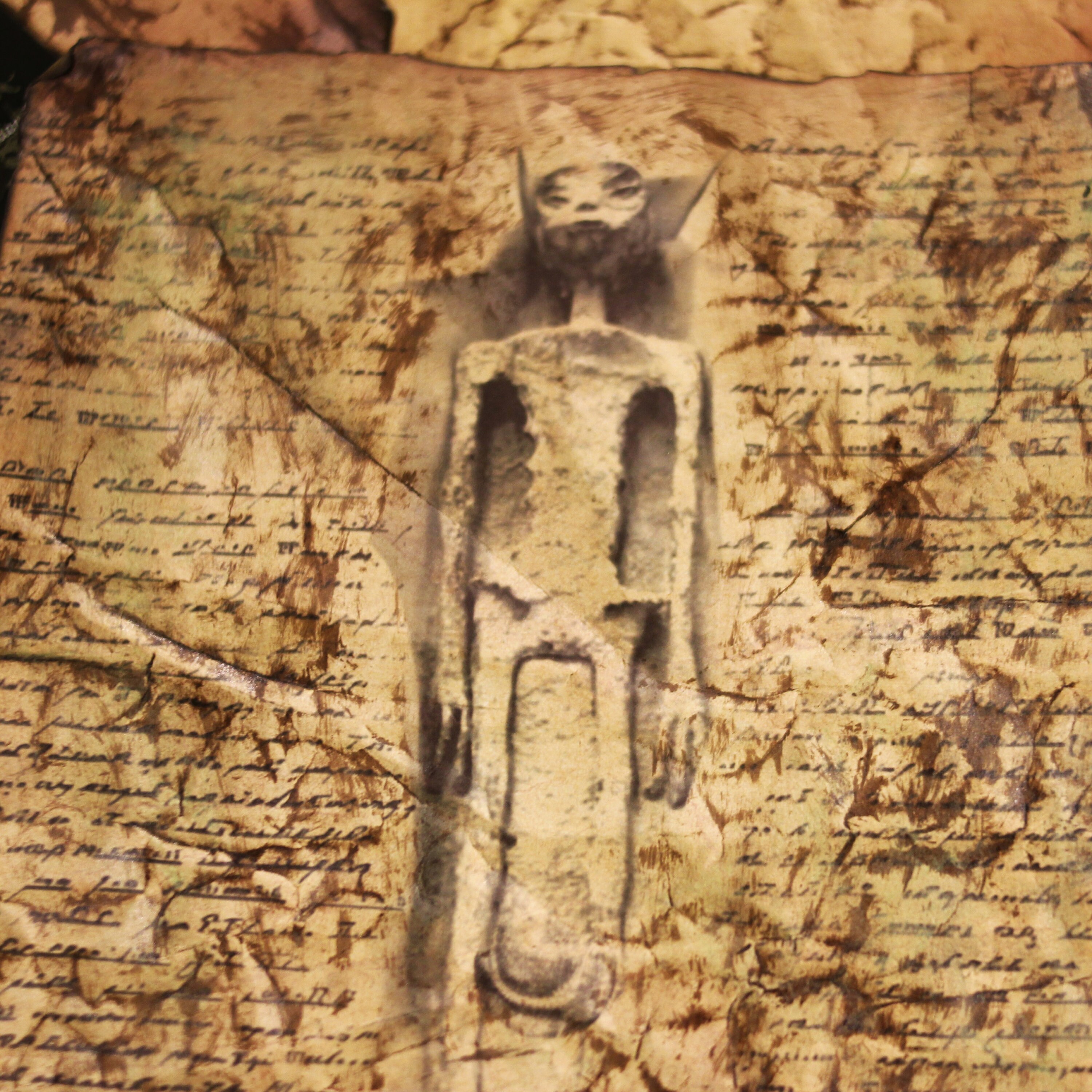 Alien Scroll, UFO Blueprints, Alien Autopsy, Area 51, Glows in the Dark ...