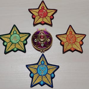 Sailor STAR PLANET senshi iron on patch
