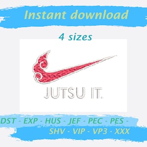 Disegno ricamo JUTSU IT