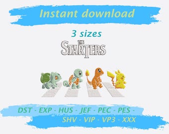 THE STARTERS embroidery machine files
