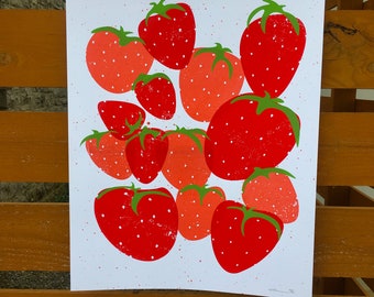 Strawberries Print