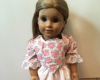The Chloe - 18" Doll Colonial Dress