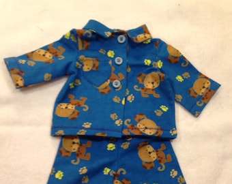 The Mandy - 18" Doll Pajamas