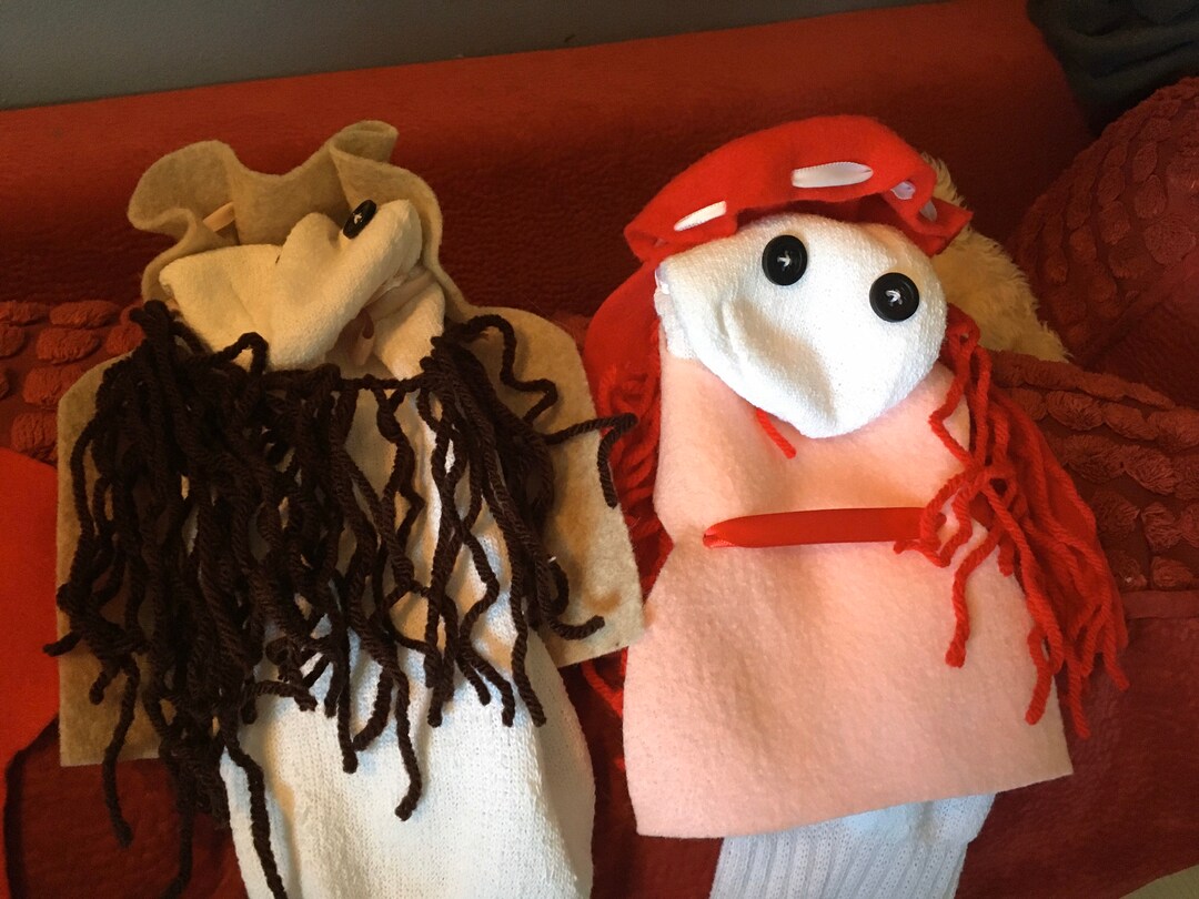 Sock Puppets - Etsy
