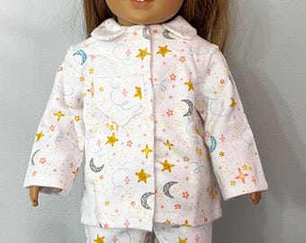 The Mandy - 18" Doll Pajamas