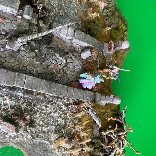 Ral Partha Bridge Of shops Sorrows*Fully Painted Diorama Fantasy RPG Metal Figure Set