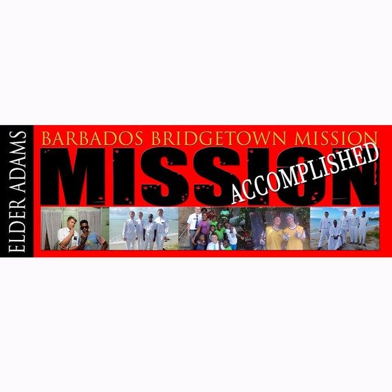 Missionary Welcome Home Banner Missionary Banner Etsy