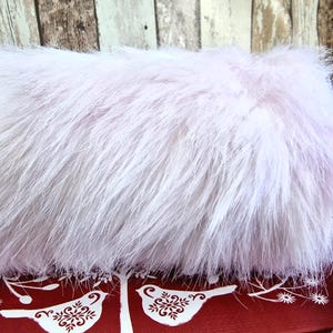 Super Fluffy Pink Faux Fur Hand Muff, Warm Faux Fur Hand Muff, Luxury Vintage Style Hand Muff