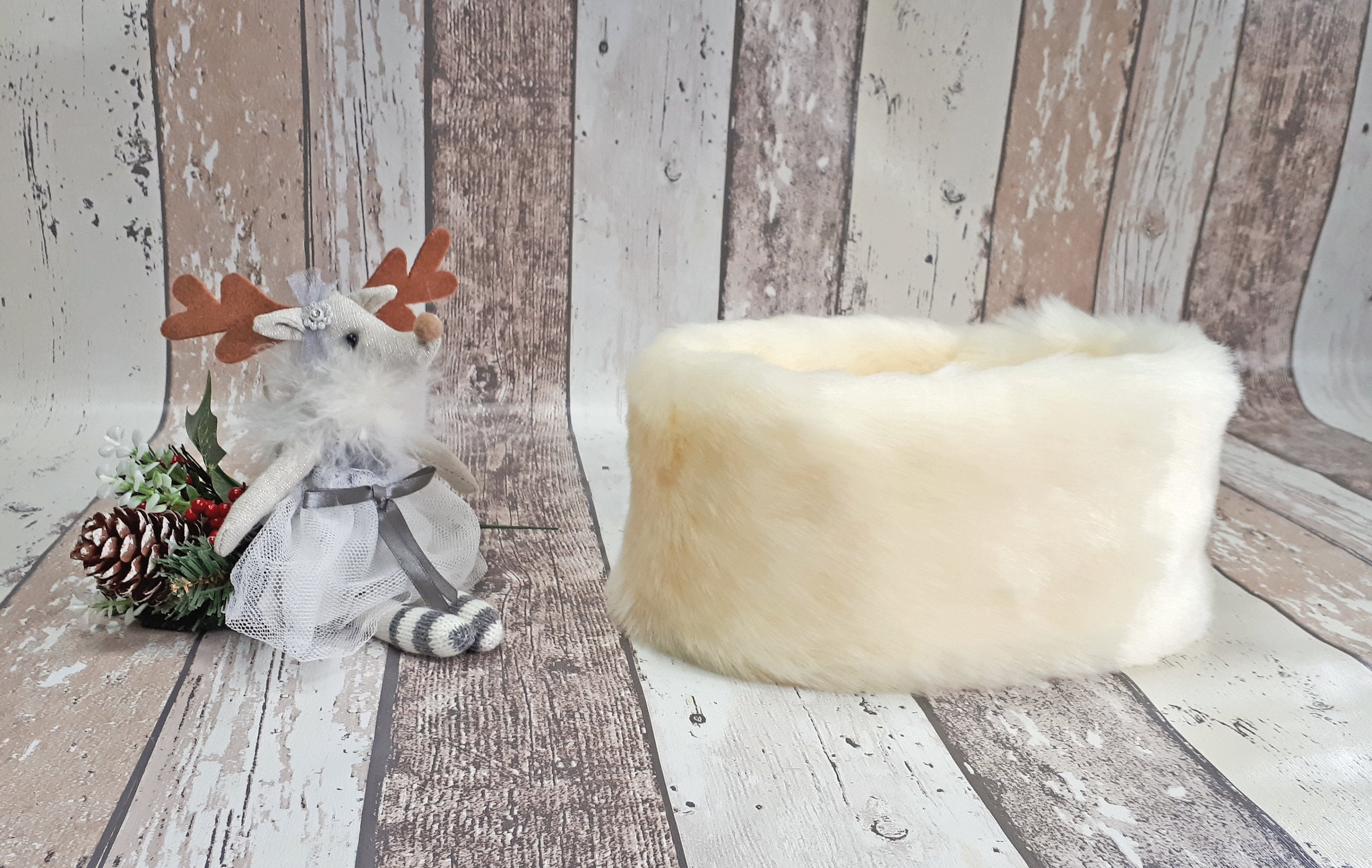 Cozy Cream Handmade Headband Cream Twisted Headband – Handmade by Gwynne main image 4