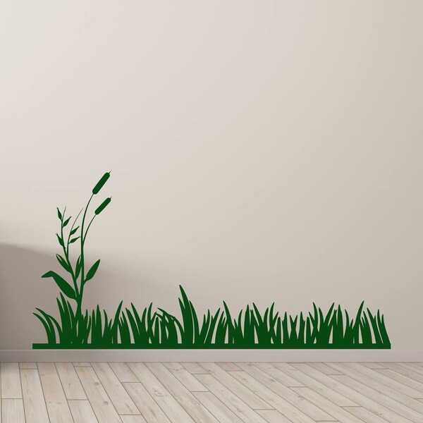 Grass Wall Decal Etsy