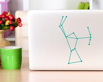 Orion constellation celestial laptop decal Astronomy laptop sticker for stargazers and celestial spirits