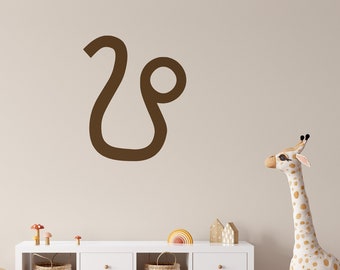 Wall sticker Leo star sign symbol vinyl decal star sign zodiac gift idea for Leo birthdays wall art sun sign of the zodiac