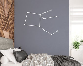 Wall sticker Pegasus vinyl decal Pegasus constellation wall art gift for astronomy lovers bedroom decals kids room wall stickers