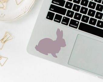 Bunny rabbit decals for laptop trackpad stickers touchpad decals for animal lovers laptop accessories laptop décor decals laptop tickers