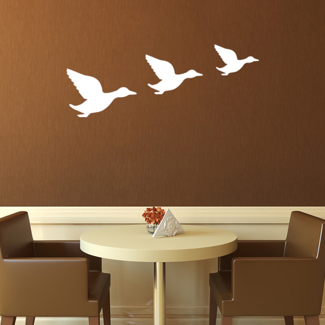 Retro Flying Ducks Wall Decal Kitsch Wall Decals Kitchen Etsy