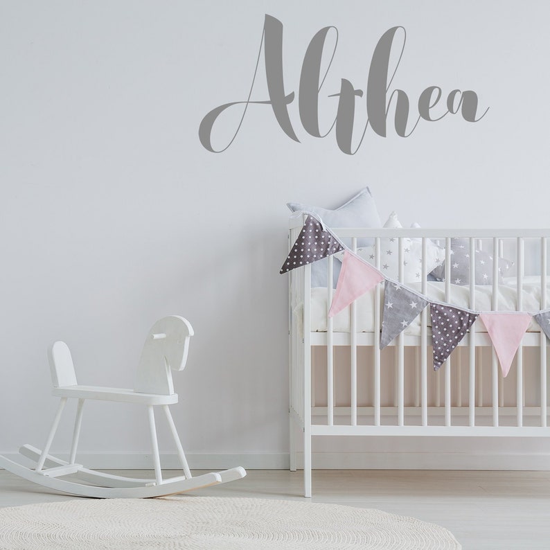 Modern Monogram Wall Decal Personalised Name Decal Home Interiors Modern Decor Children S Bedroom Decor Vinyl Lettering Wall Art