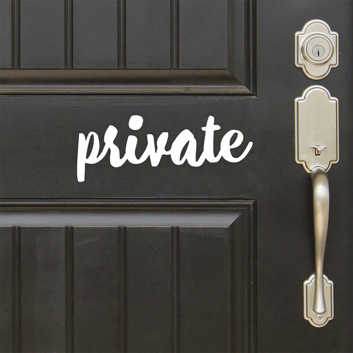 Private Door Decal Private Door Sticker Private Door Sign | Etsy