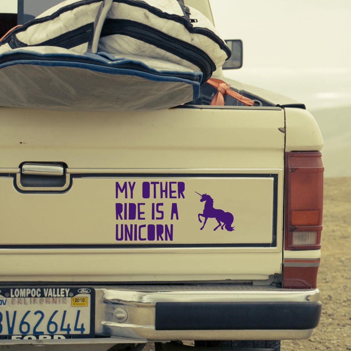My other ride is a Unicorn Bumper Stickers Car Decals Car Etsy