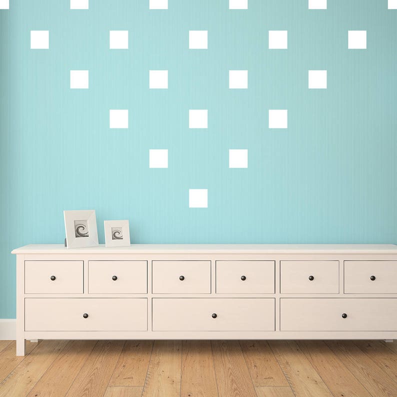 Pixel Sticker Confetti Decal Square Stickers Confetti Sticker Pixel Art Home Decor Set of 50 Square Decal Wall Confetti Wall Decals