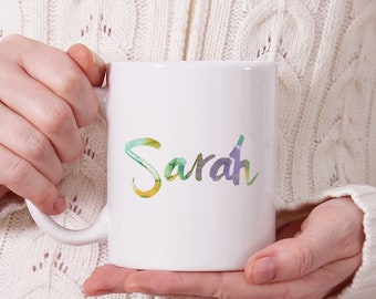 Printed mug with name personalised gift perfect for birthday personalised with any name gift for coffee lover or tea drinker